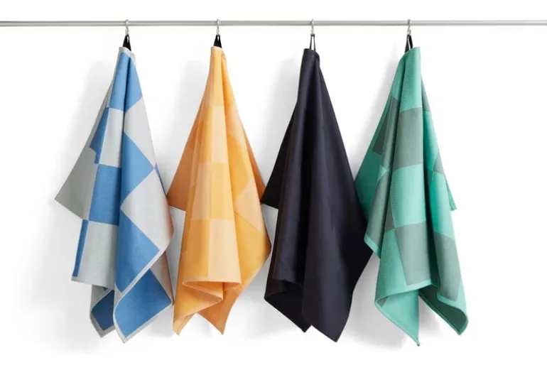 HAY Katsura tea towel, emerald green