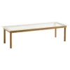 HAY Kofi table 140 x 50 cm, lacquered oak - reeded glass