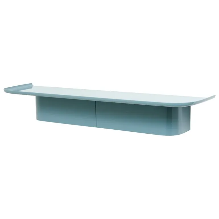 HAY Korpus shelf L, 7 hooks, sea