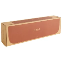 HAY Korpus shelf L, 7 hooks, brick red