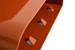 HAY Korpus shelf M, 4 hooks, brick red