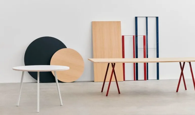 HAY Loop Stand frame, 2 pcs, maroon red