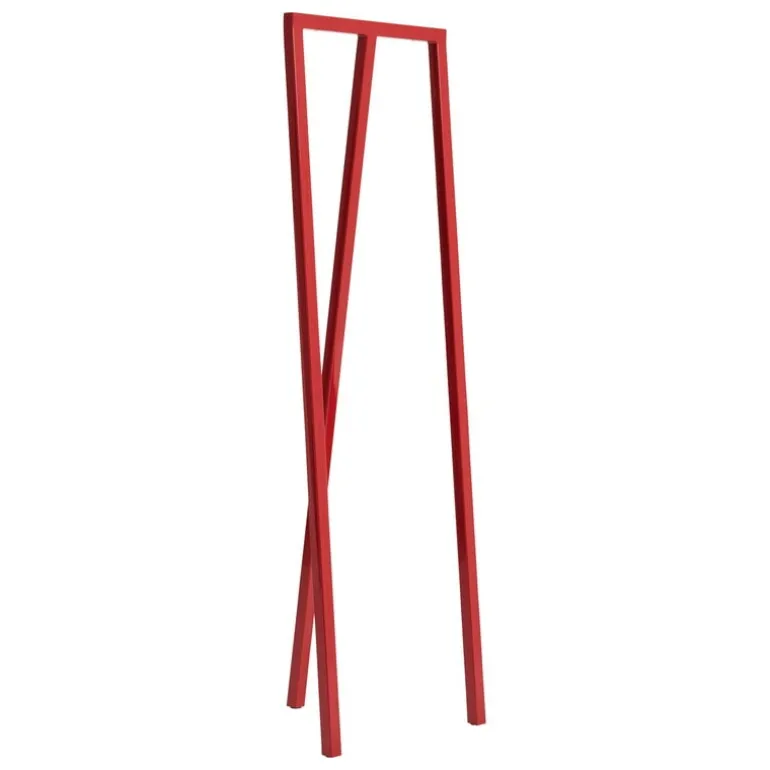 HAY Loop Stand Hall coat rack, maroon red
