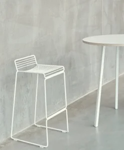 HAY Loop Stand round table 90 cm, high, white