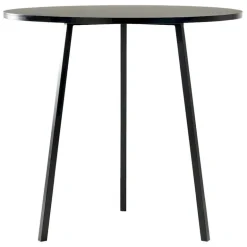 HAY Loop Stand round table 90 cm, high, black
