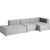 HAY Mags sofa, Comb.4 high arm right, Hallingdal 130