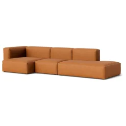 HAY Mags Soft sofa, Comb.4 high arm left, Sense 250 leather