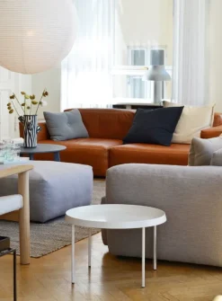 HAY Mags Soft sofa, 2,5-seater, Comb.1 high arm, Sense 250 leather