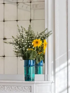 HAY Moroccan vase, L, blue - green