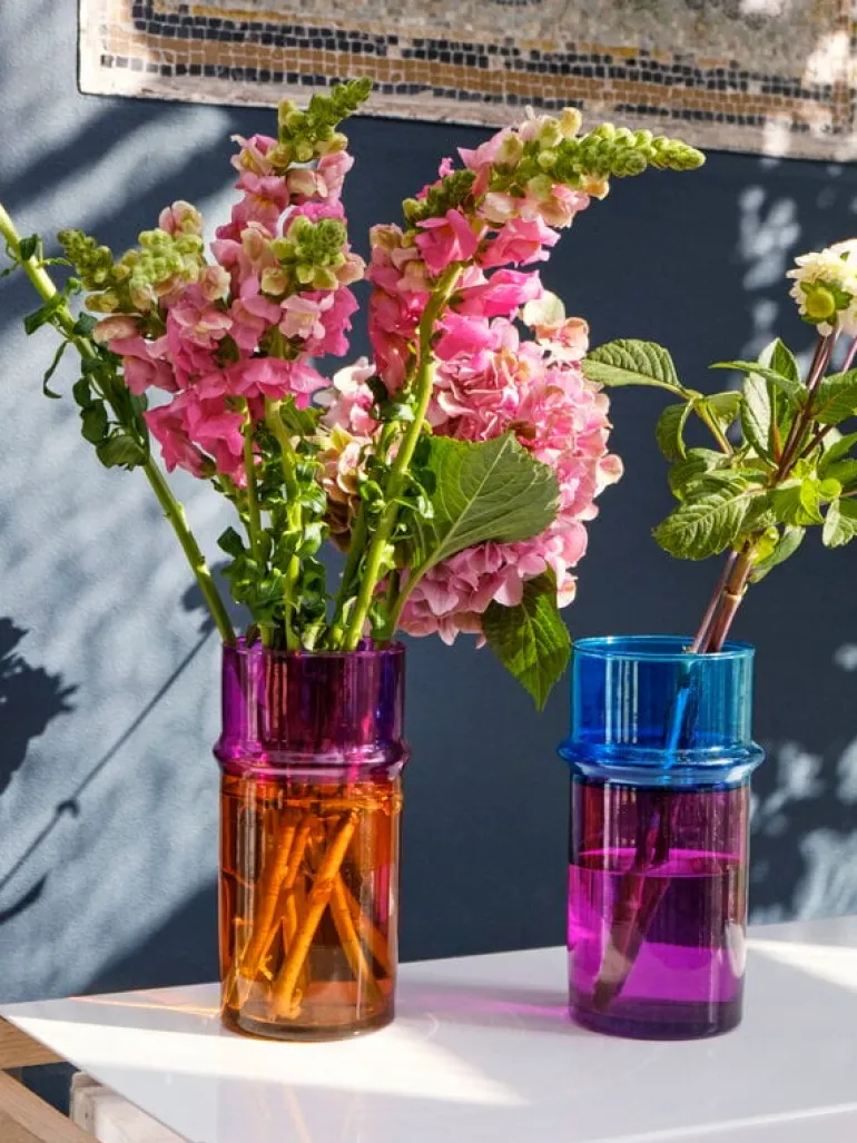 HAY Moroccan vase, S, orange - pink