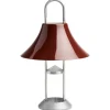 HAY Mousqueton portable table lamp, iron red