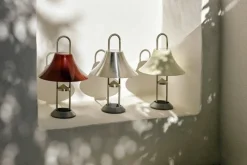 HAY Mousqueton portable table lamp, iron red