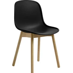 HAY Neu 13 chair, soft black - oak