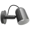 HAY Noc Wall Button wall lamp, dark grey
