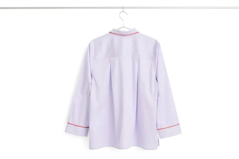 HAY Outline pyjama shirt, long-sleeved, lavender