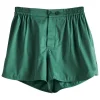 HAY Outline pyjama shorts, emerald green