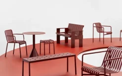 HAY Palissade armchair, iron red