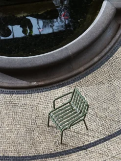 HAY Palissade armchair, olive