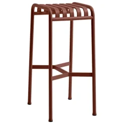HAY Palissade bar stool, iron red
