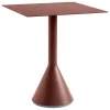 HAY Palissade Cone table, 65 x 65 cm, iron red