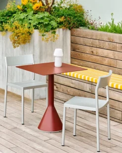HAY Palissade Cone table, 65 x 65 cm, iron red
