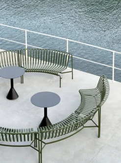 HAY Palissade Cone table, 70 cm, anthracite