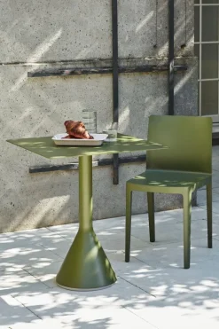 HAY Palissade Cone table, 65 x 65 cm, olive