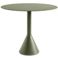 HAY Palissade Cone table, 90 cm, olive