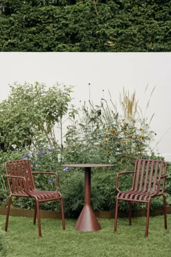 HAY Palissade Cone table, 70 cm, iron red