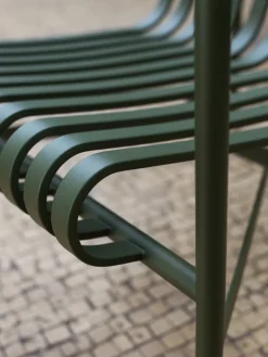 HAY Palissade dining armchair, olive