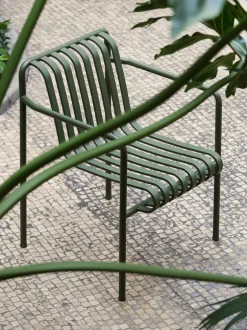 HAY Palissade dining armchair, olive