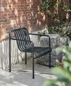 HAY Palissade dining armchair, anthracite