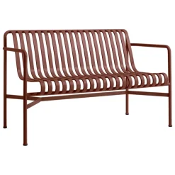 HAY Palissade dining bench, iron red