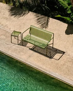 HAY Palissade dining bench, olive