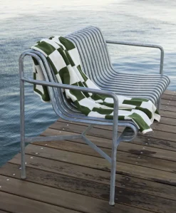 HAY Palissade dining bench, hot galvanised