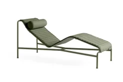HAY Palissade headrest cushion for chaise longue, olive