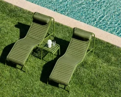 HAY Palissade headrest cushion for chaise longue, olive