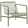 HAY Palissade lounge chair, low, olive