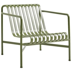 HAY Palissade lounge chair, low, olive