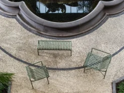 HAY Palissade lounge chair, low, olive