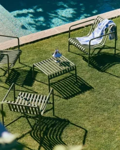 HAY Palissade lounge chair, low, olive