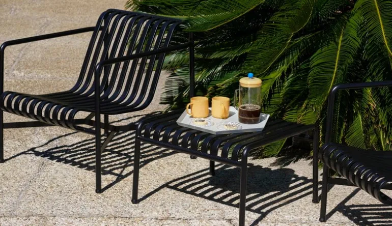 HAY Palissade lounge chair, low, anthracite