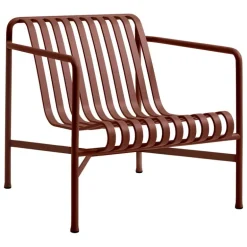HAY Palissade lounge chair, low, iron red