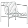 HAY Palissade lounge chair, low, hot galvanised