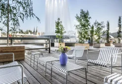 HAY Palissade lounge chair, low, hot galvanised