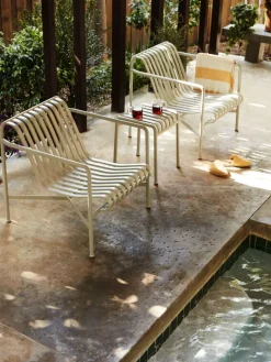 HAY Palissade lounge chair, low, sky grey