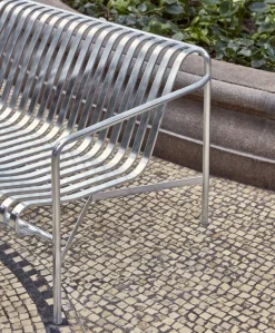 HAY Palissade lounge sofa, hot galvanised