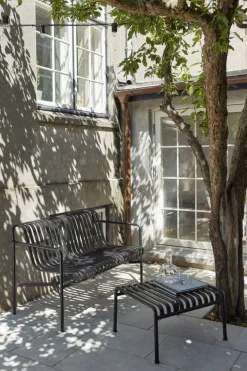 HAY Palissade ottoman, anthracite