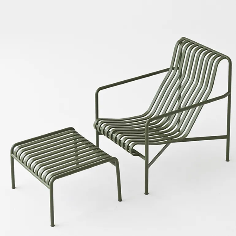 HAY Palissade ottoman, olive