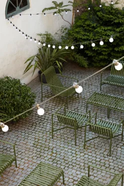 HAY Palissade ottoman, olive